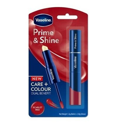 VASELINE PRIME & SHINE SCARLET RED