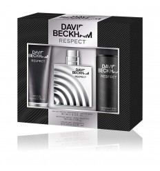 DAVID BECKHAM RESPECT EDT 90 ml + DEO SPRAY 150 ml + GEL 200 ml