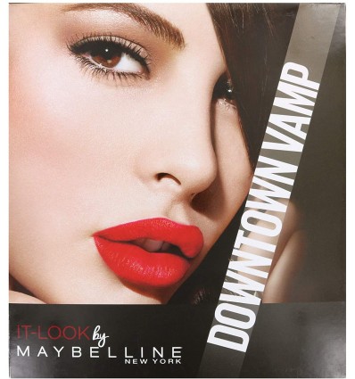 MAYBELLINE DOWNTOWN VAMP IT LOOK 7 piezas