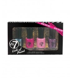 W7 LICK OF PAINT SET 4 esmaltes de uñas Ref. 990312