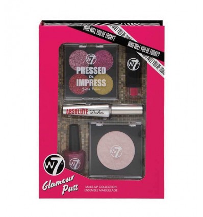 W7 GLAMOUR PUSS SET MAKE UP