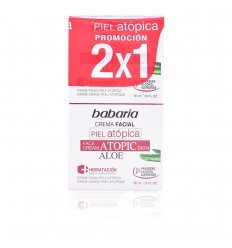 BABARIA PIEL ATÓPICA CREMA FACIAL ALOE VERA PROMOCIÓN DUPLO 50 ML