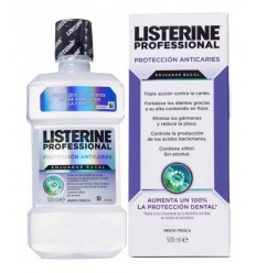 LISTERINE PROFESIONAL PROTECCIÓN ANTICARIES MENTA FRESCA 500 ML