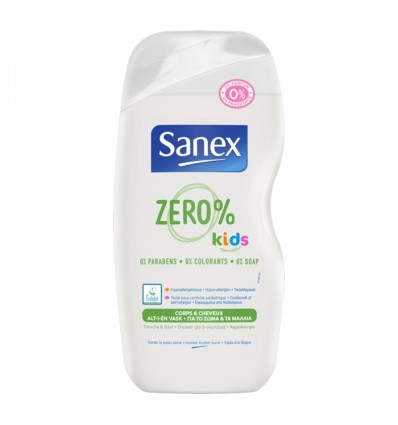 SANEX ZERO KIDS 0% GEL DE DUCHA INFANTIL CUERPO Y CABELLO 500 ML