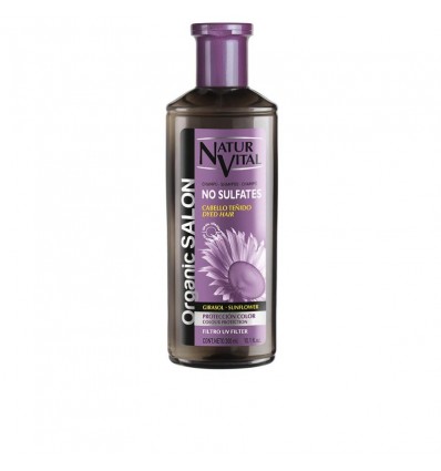 NATUR VITAL CHAMPÚ NO SULFATOS CABELLO TEÑIDO 300 ML