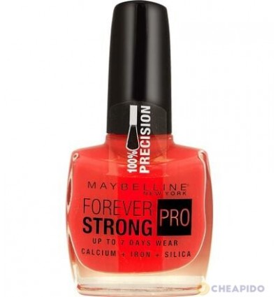 MAYBELLINE FOREVER STRONG PRO ESMALTE DE UÑAS 490 HOT SALSA