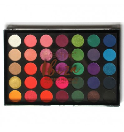 TECHNIC PALETA SOMBRAS DE OJOS 35 COLORES IBIZA 42 g Ref. 29559
