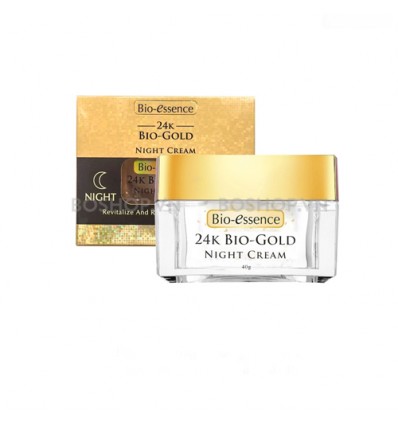 BIO-ESSENCE CREMA DE NOCHE REVITALIZANTE Y RENOVADORA 40GR. PARA UNA PIEL RADIANTE