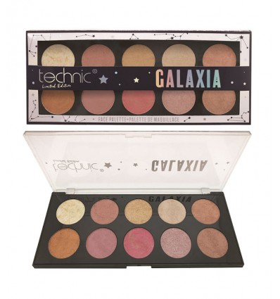 TECHNIC GALAXIA FACE PALETTE 10 COLORES Ref. 29702