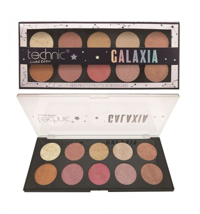 TECHNIC GALAXIA FACE PALETTE 10 COLORES