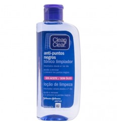 CLEAN&CLEAR TONICO LIMPIADOR ANTI-PUNTOS NEGROS 200ML. SIN ACEITE