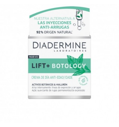 DIADERMINE LIFT+ BOTOLOGY CREMA DE DIA ANTI-EDAD 50ML. ACTIVOS BOTÁNICOS Y HIALURÓN