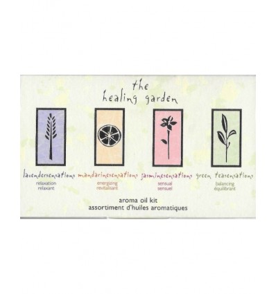 THE HEALING GARDEN AROMA OIL KIT