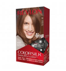 REVLON COLORSILK TINTE SIN AMONIACO 51 CASTAÑO CLARO