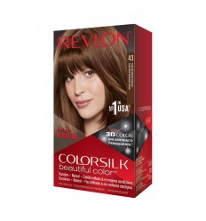 REVLON COLORSILK TINTE SIN AMONIACO 43 CASTAÑO MEDIO DORADO