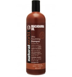 NATURAL WORLD MACADAMIA OIL CHAMPÚ 500 ML