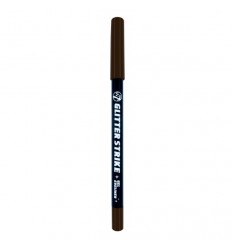 W7 Delineador de ojos en gel con purpurina color MARRÓN