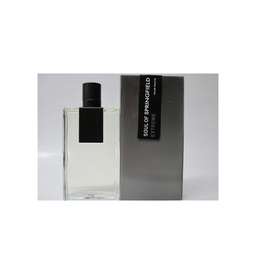 Levántate Revolucionario Embutido SOUL OF SPRINGFIELD EXTREM MEN EDT 100 ml ( tapón rosca / caja negra ) -  Cosmetics & Co