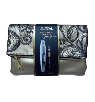 L'ORÉAL GOES FATALE PACK Máscara + lápiz + bolso