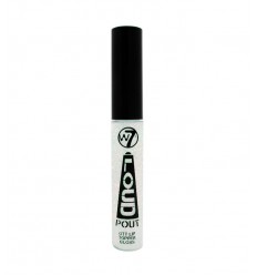 W7 LOUD POUT LIP TOPPER GLOSS - SMITTEN KITTEN 7 ml BRILLO IRIDISCENTE CON PIGMENTOS PLATEADOS