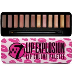 W7 LIP EXPLOSION PALETA LABIALES 12 TONOS 8 g