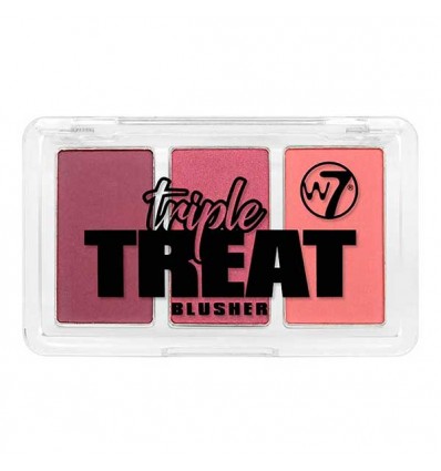 W7 TRIPLE TREAT BLUSHER - READY SET GO