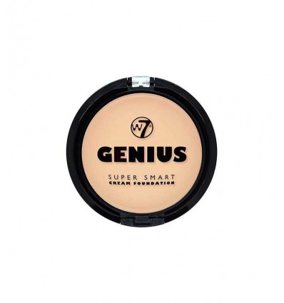 W7 GENIUS SUPER SMART CREAM FOUNDATION - SAND BEIGE