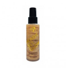 W7 READY SET GLOW SPRAY FIJADOR ILUMINADOR GOLD