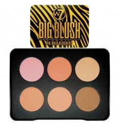 W7 BIG BLUSH PALETA 6 tonos 12 g ( envase metálico )