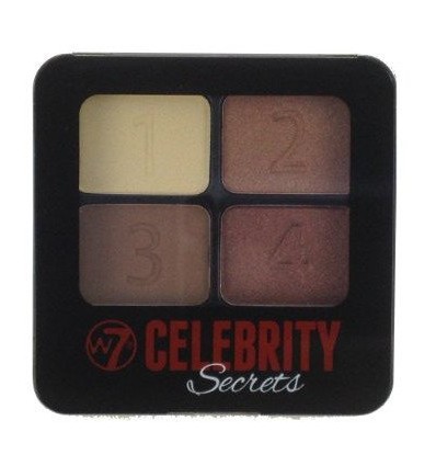 W7 CELEBRITY SECRETS EYE PALETTE CARIBBEAN DREAM 4 sombras 5,5 g