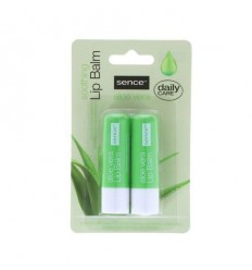 SENCE BEAUTY ALOE VERA LIP BALM DUPLO x 4,8 g