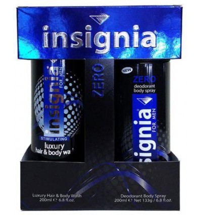 INSIGNIA FOR MEN LUXURY HAIR & BODY WASH + DESODORANTE BODY SPRAY 200 ML