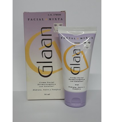 GLAAN CREMA FACIAL DERMOCOSMETICA 50ml PIEL MIXTA