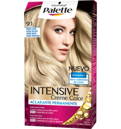 PALETTE INTENSE CREAM COLOR 9.1 RUBIO CLARO CLARO HELADO