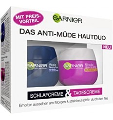 GARNIER MIRACLE SET CREMA DE NOCHE ANTI-FATIGA 50ml + CRMA DE DIA ANTI-ARRUGAS 50ml