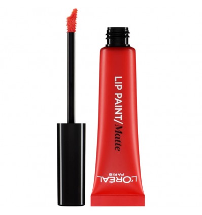 LOREAL LIP PAINT MATTE LIQUID LIPSTICK 203 TANGERINE VERTIGO 8 ML