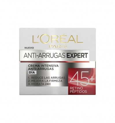 L'ORÉAL CREMA +45 ANTIARRUGAS CON RETINO PÉPTIDOS 50 ml