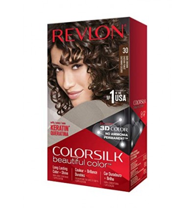 REVLON COLORSILK TINTE SIN AMONIACO 30 CASTAÑO OSCURO