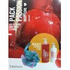 LEISÈVEN PACK PASSION GEL 750 ml + BODY MILK 400 ml + ESPONJA rizo