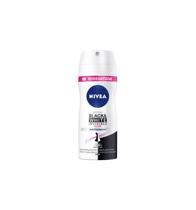 NIVEA DEO spray WOMAN BLACK & WHITE INVISIBLE 100 ml