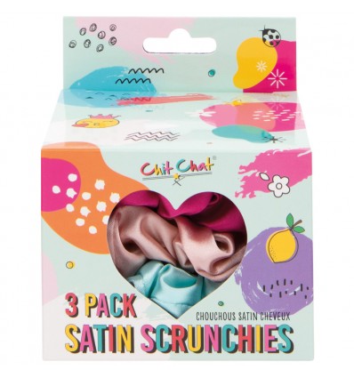 CHIT CHAT HAIR SCRUNCHIES ( 3 UNID)