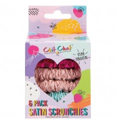 CHIT CHAT HAIR SCRUNCHIES ( 6 UNID)