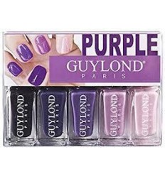 GUYLOND PURPLE SET 5 ESMALTES DE UÑAS 4 ML GUYLOND PURPLE SET 5 ESMALTES DE UÑAS 4 ML