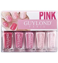 GUYLOND PINK SET 5 ESMALTES DE UÑAS 4 ML