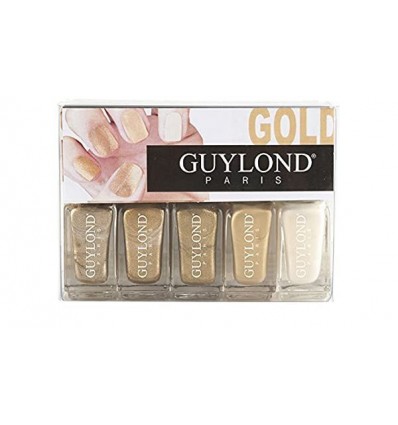 GUYLOND GOLD SET 5 ESMALTES DE UÑAS 4 ML