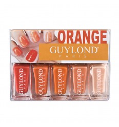 GUYLOND ORANGE SET 5 ESMALTES DE UÑAS 4 ML