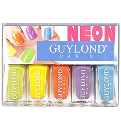 GUYLOND NEON SET 5 ESMALTES DE UÑAS 4 ML