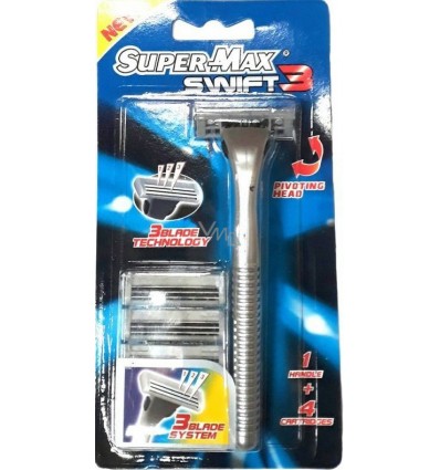 SUPER MAX SWIFT-3 MAQUINILLA + 4 recambios