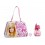 BARBIE BOLSO METÁLICO + EDT 50 ml SPRAY + TATUAJE