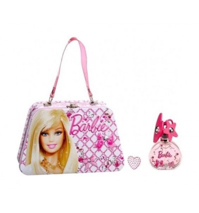 BARBIE BOLSO METÁLICO + EDT 50 ml SPRAY + TATUAJE